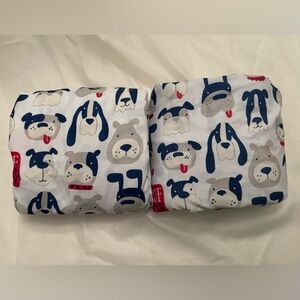 Pillowfort Dog Print Sheet Set With Woof Woof Design